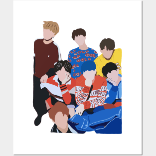 Die Cut Kpop BTS Together Posters and Art